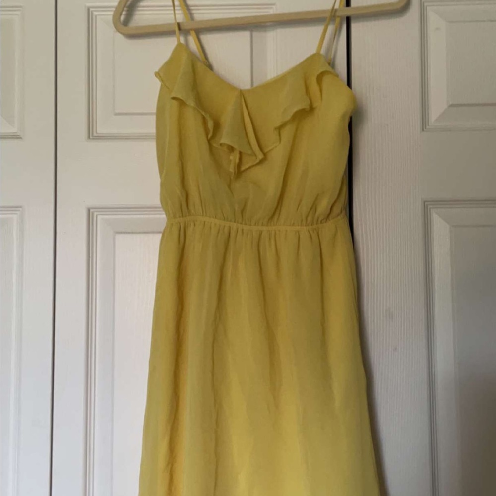 Yellow summer dress